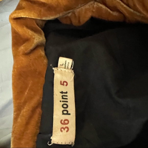 Gold suede fall coat - Picture 4 of 4